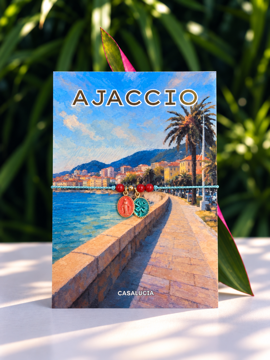 Ajaccio – bracelet, sur sa carte