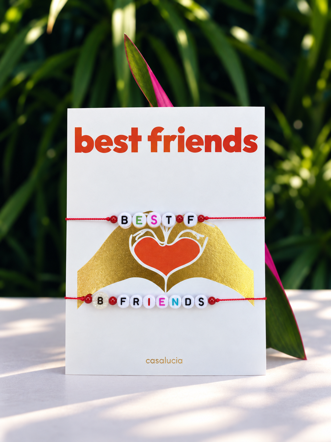 Bestfriends – bracelet, sur sa carte