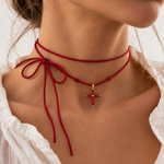 Caprera – collier, porté