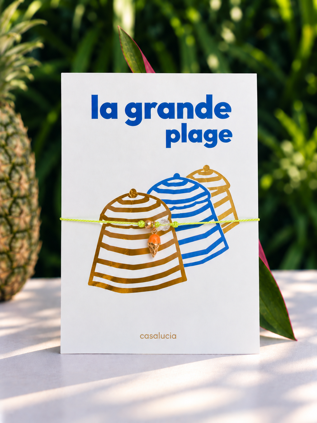 Grande Plage – bracelet, sur sa carte