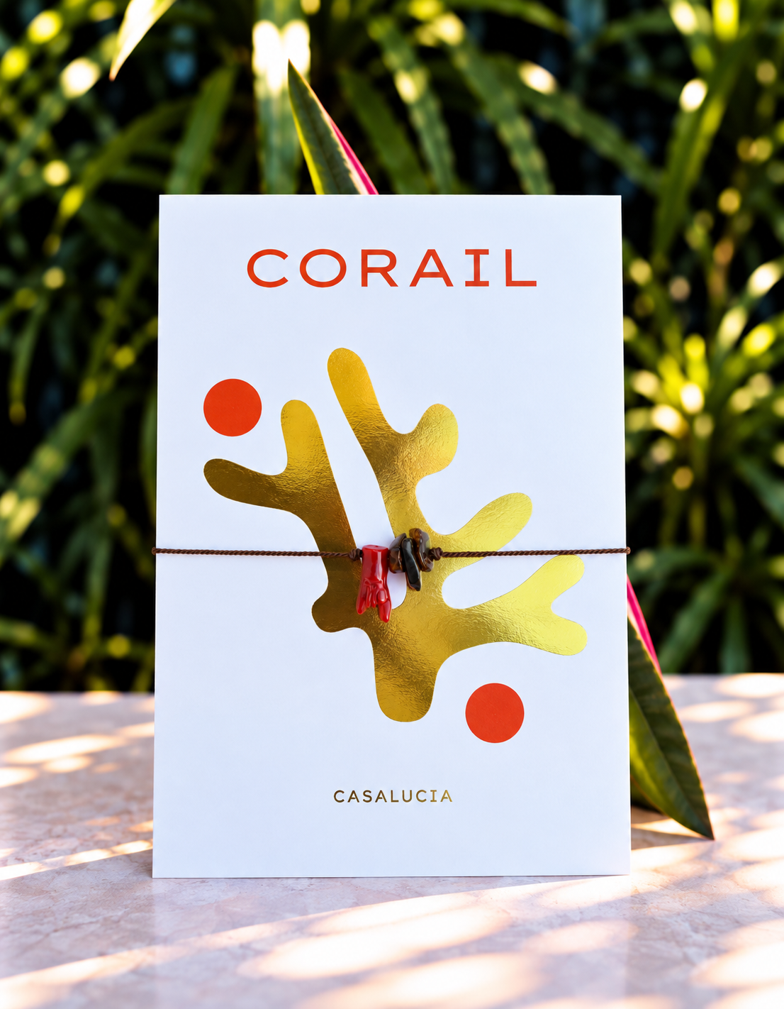 Isola Bella – bracelet, marron, sur sa carte