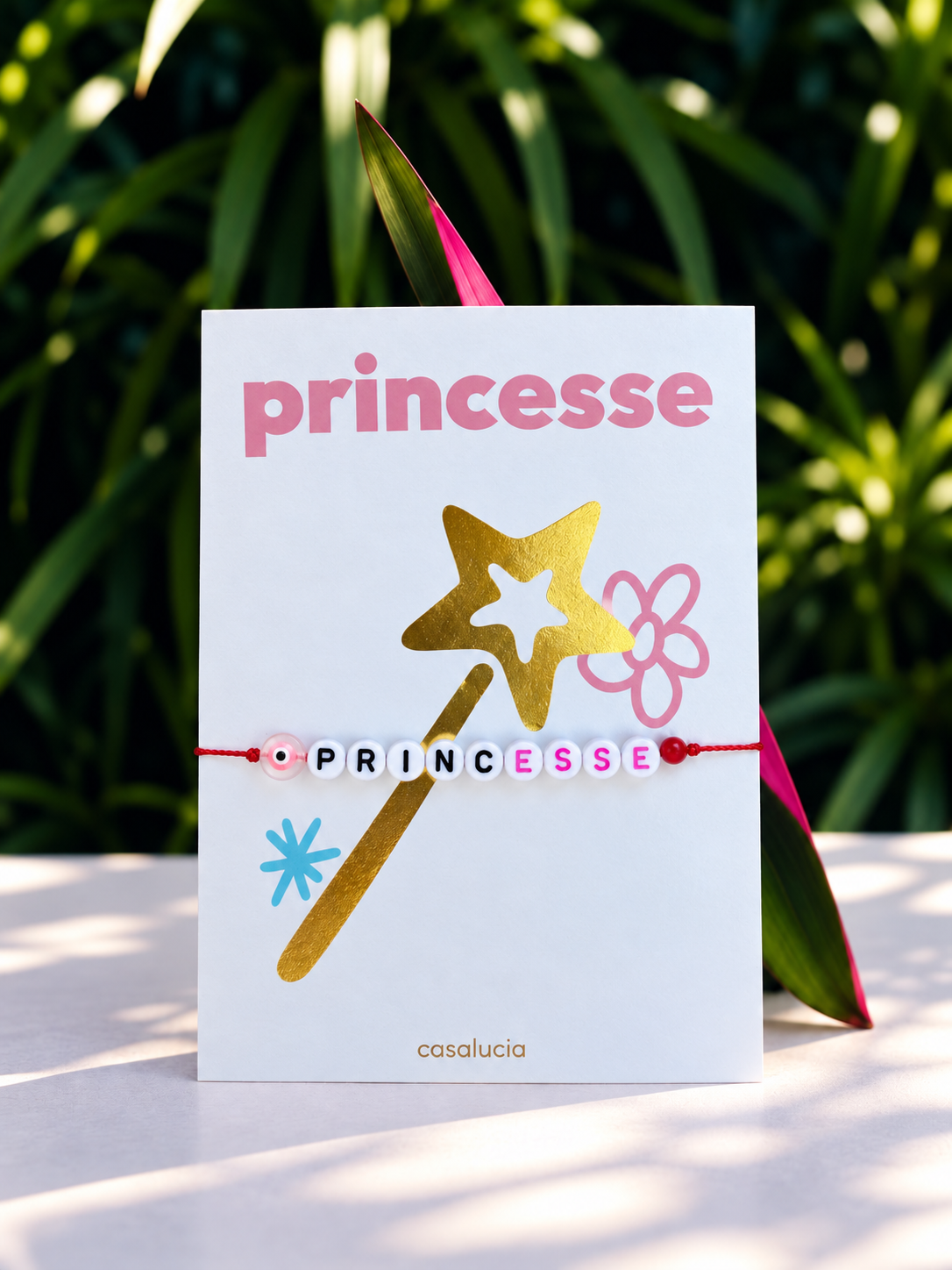 Princesse – bracelet, sur sa carte