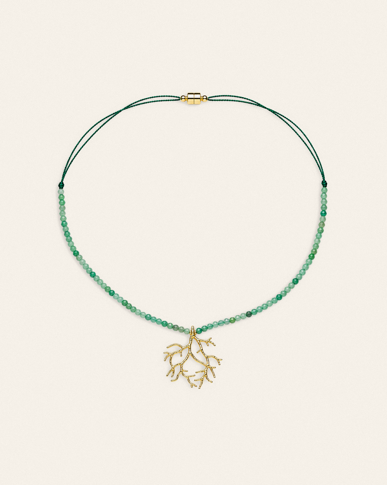 Coru – collier, émeraudes