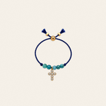 Gabriel – bague, blanc bleu