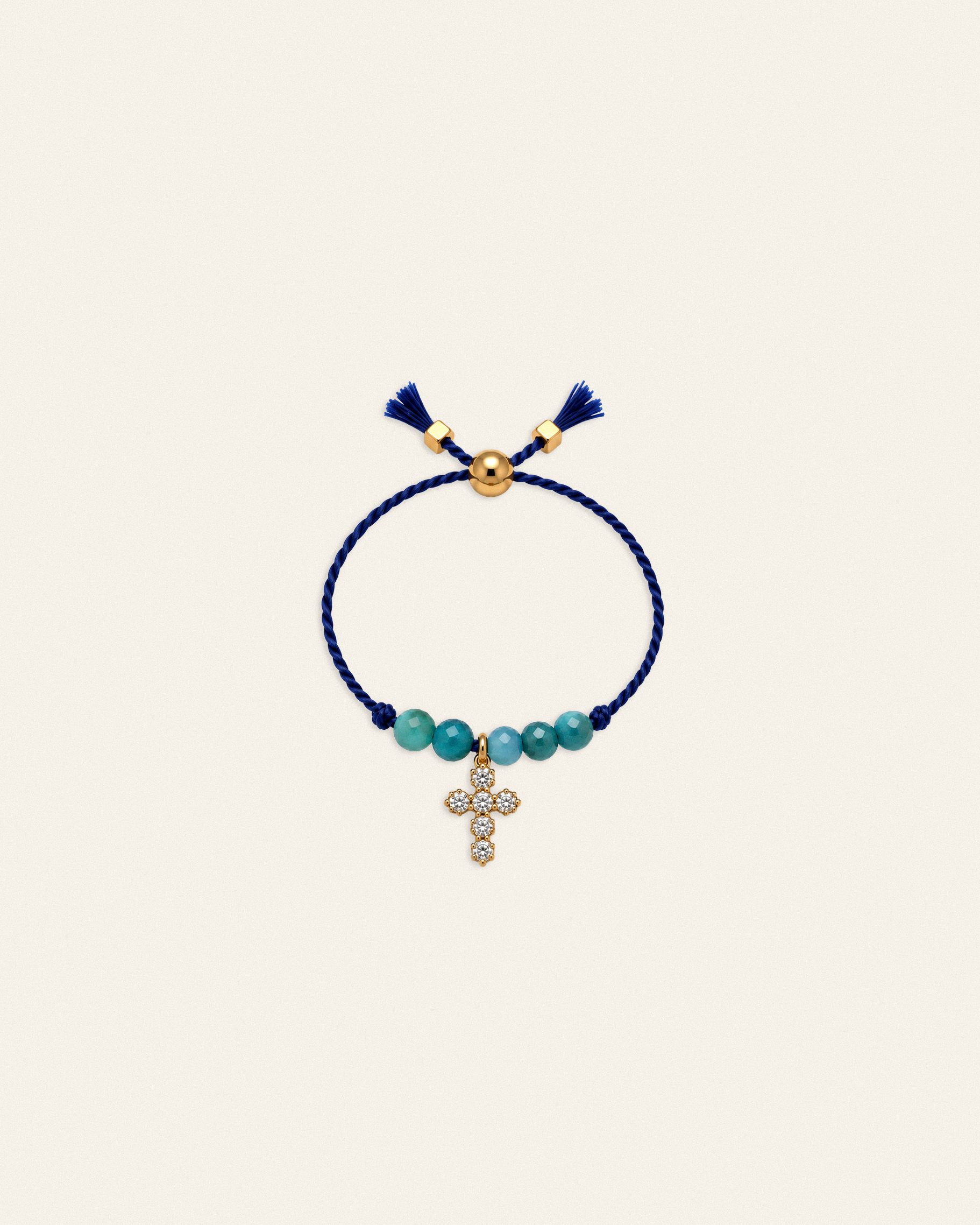 Gabriel – bague, blanc bleu
