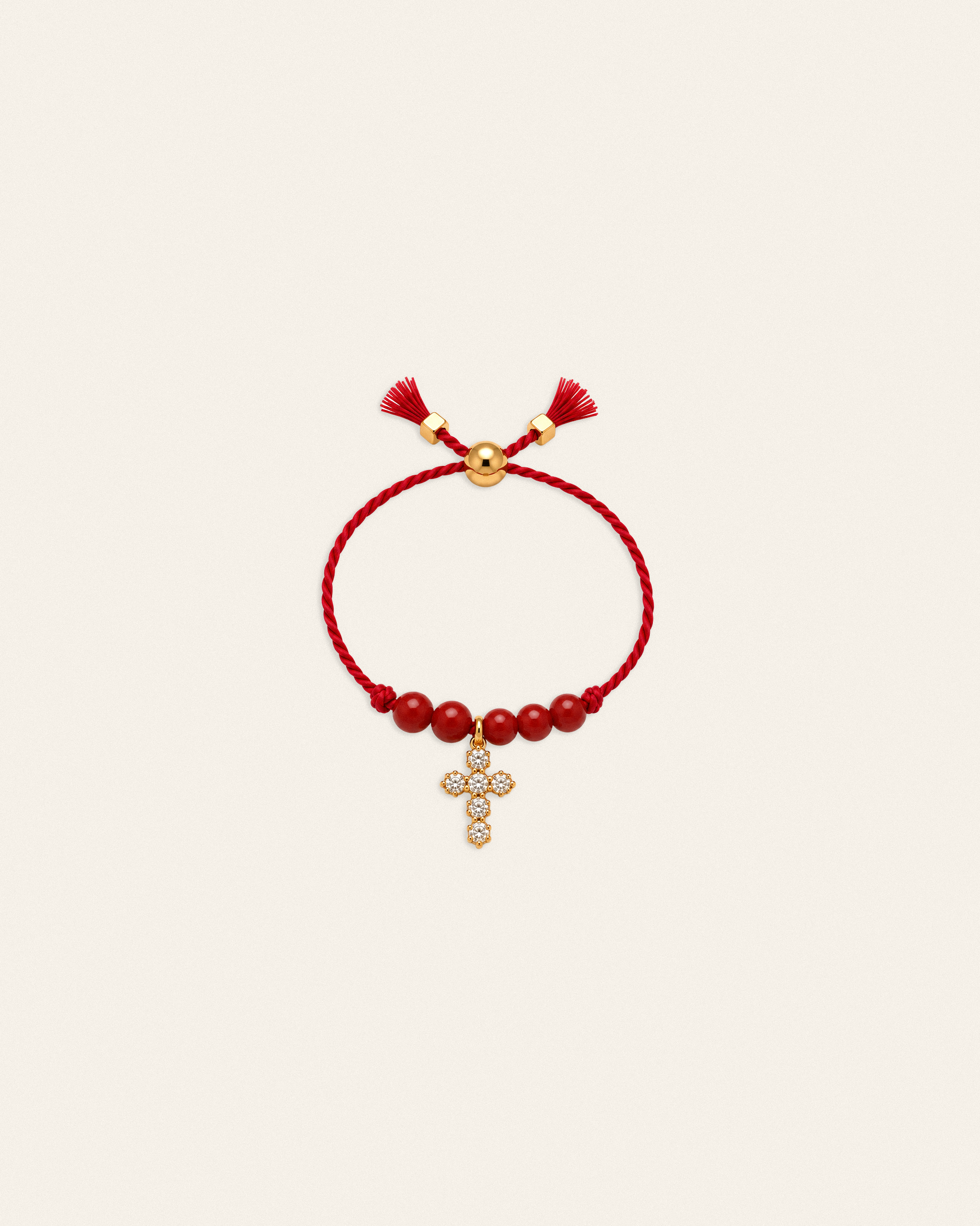 Gabriel – bague, blanc rouge