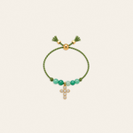 Gabriel – bague, blanc vert