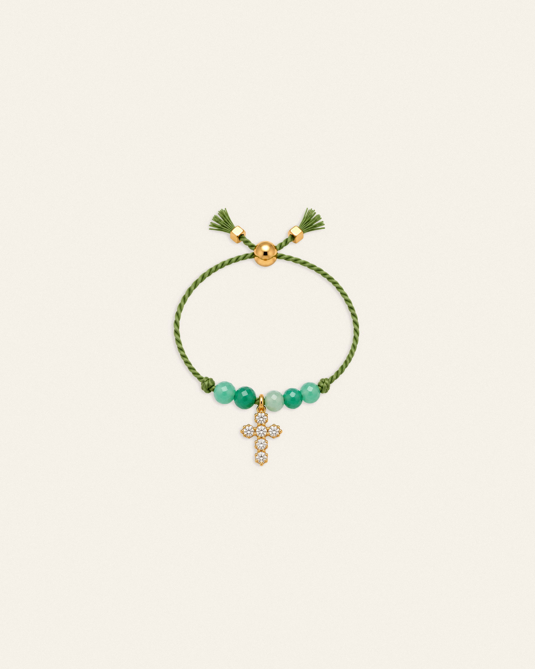 Gabriel – bague, blanc vert