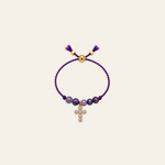 Gabriel – bague, blanc violet