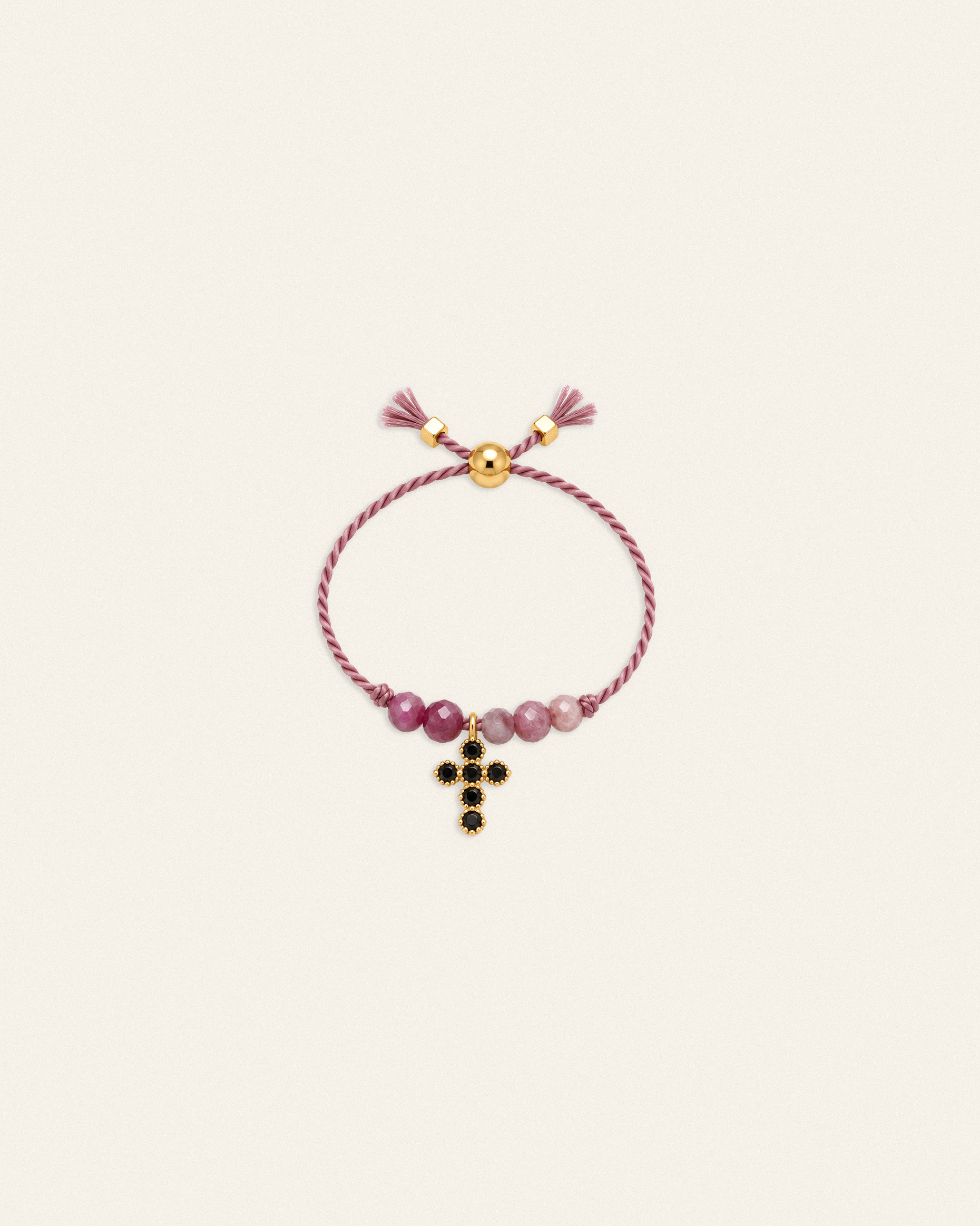 Gabriel – bague, noir rose