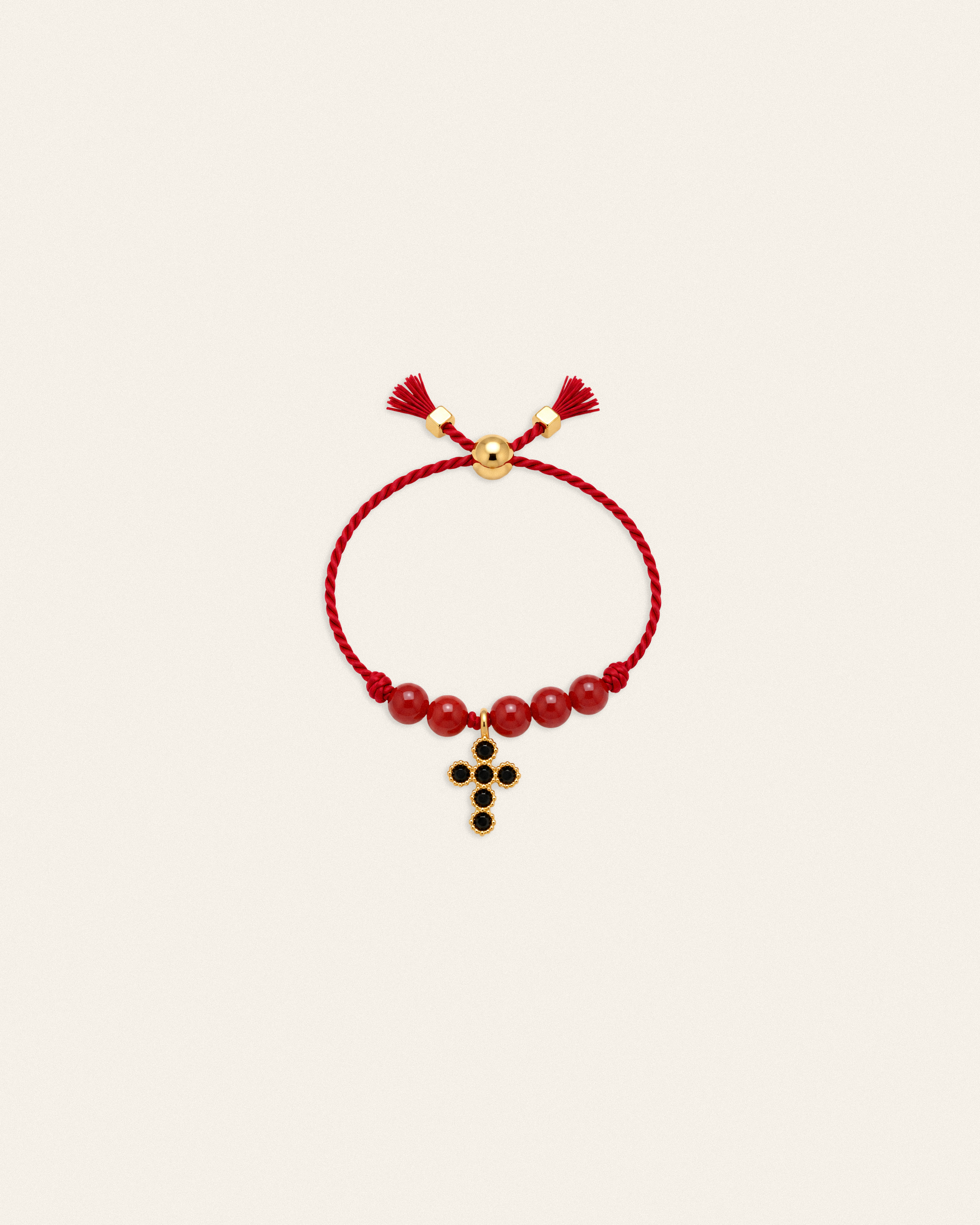 Gabriel – bague, noir rouge