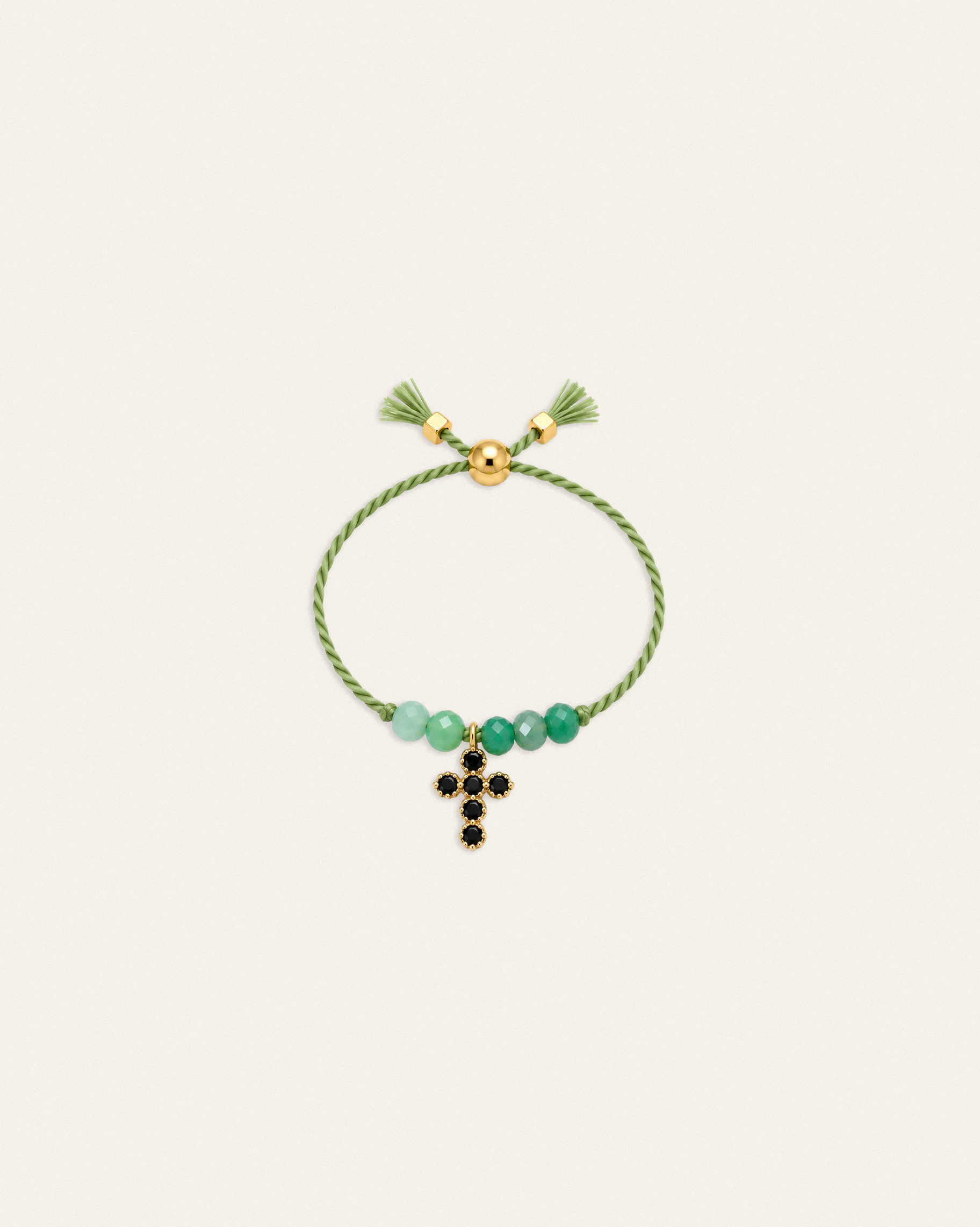 Gabriel – bague, noir vert