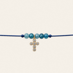 Gabriel – bracelet, blanc bleu