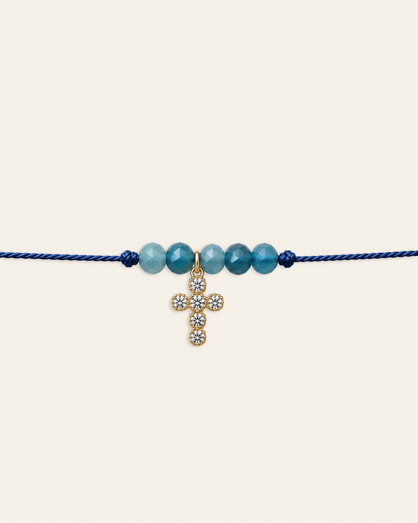 Gabriel – bracelet, blanc bleu