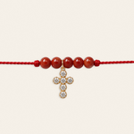 Gabriel – bracelet, blanc rouge