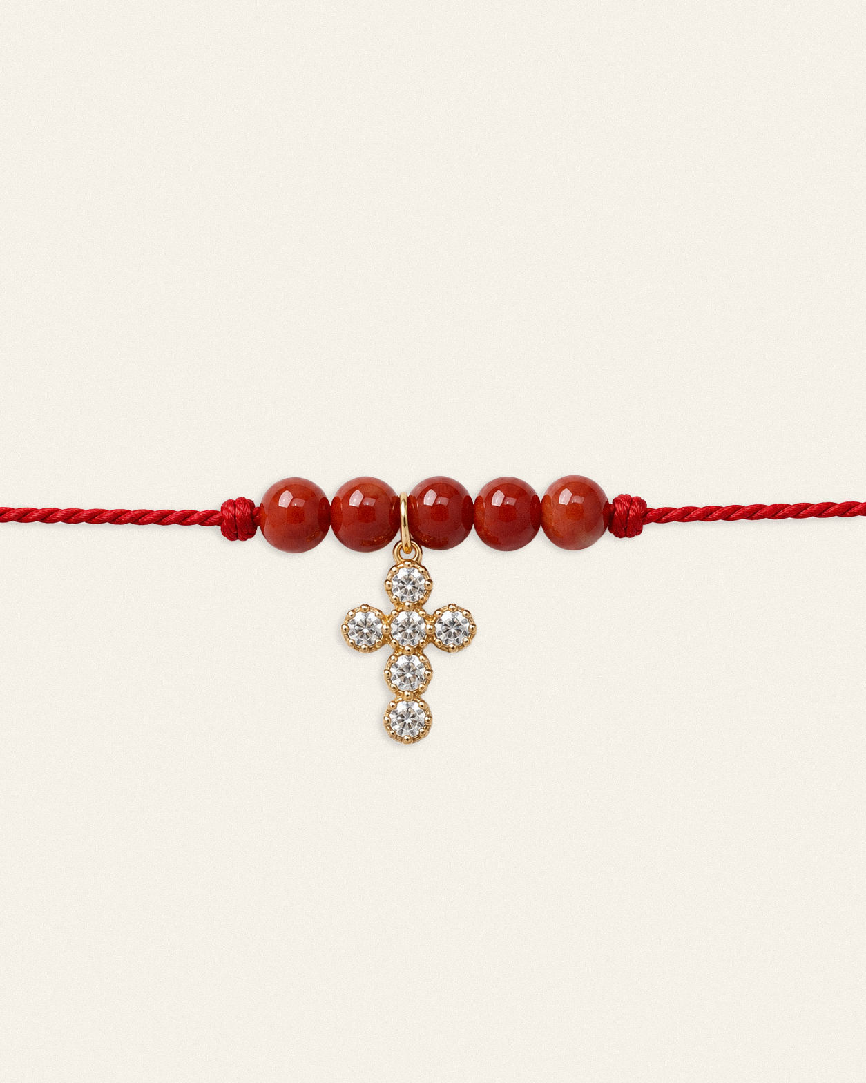 Gabriel – bracelet, blanc rouge