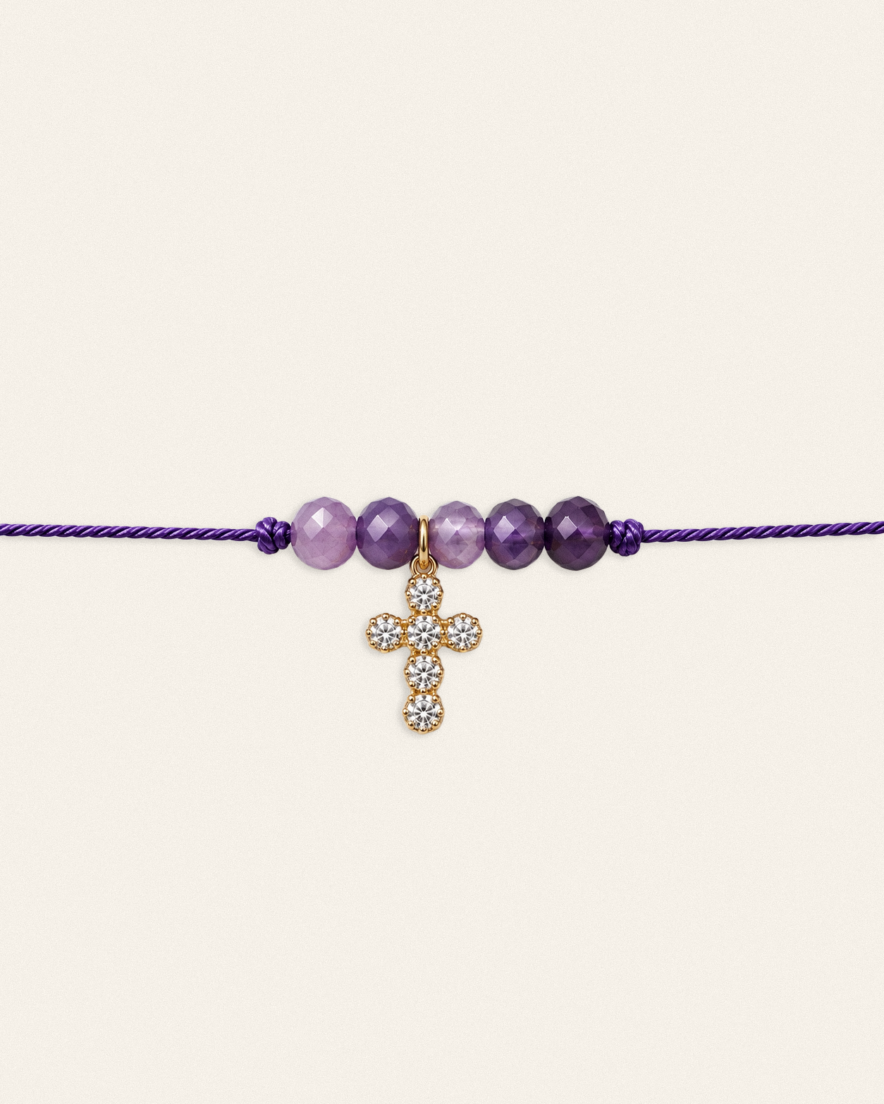 Gabriel – bracelet, blanc violet