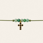 Gabriel – bracelet, noir vert