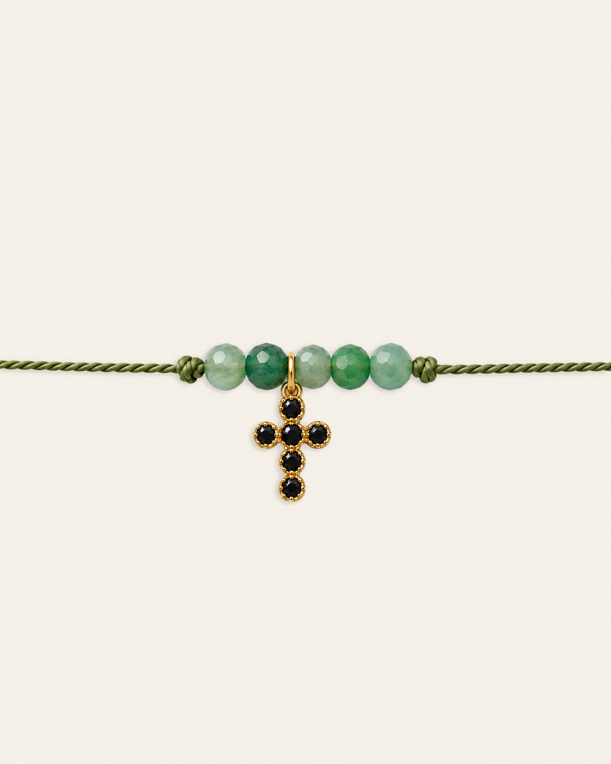 Gabriel – bracelet, noir vert