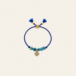 Hariel – bague, blanc bleu