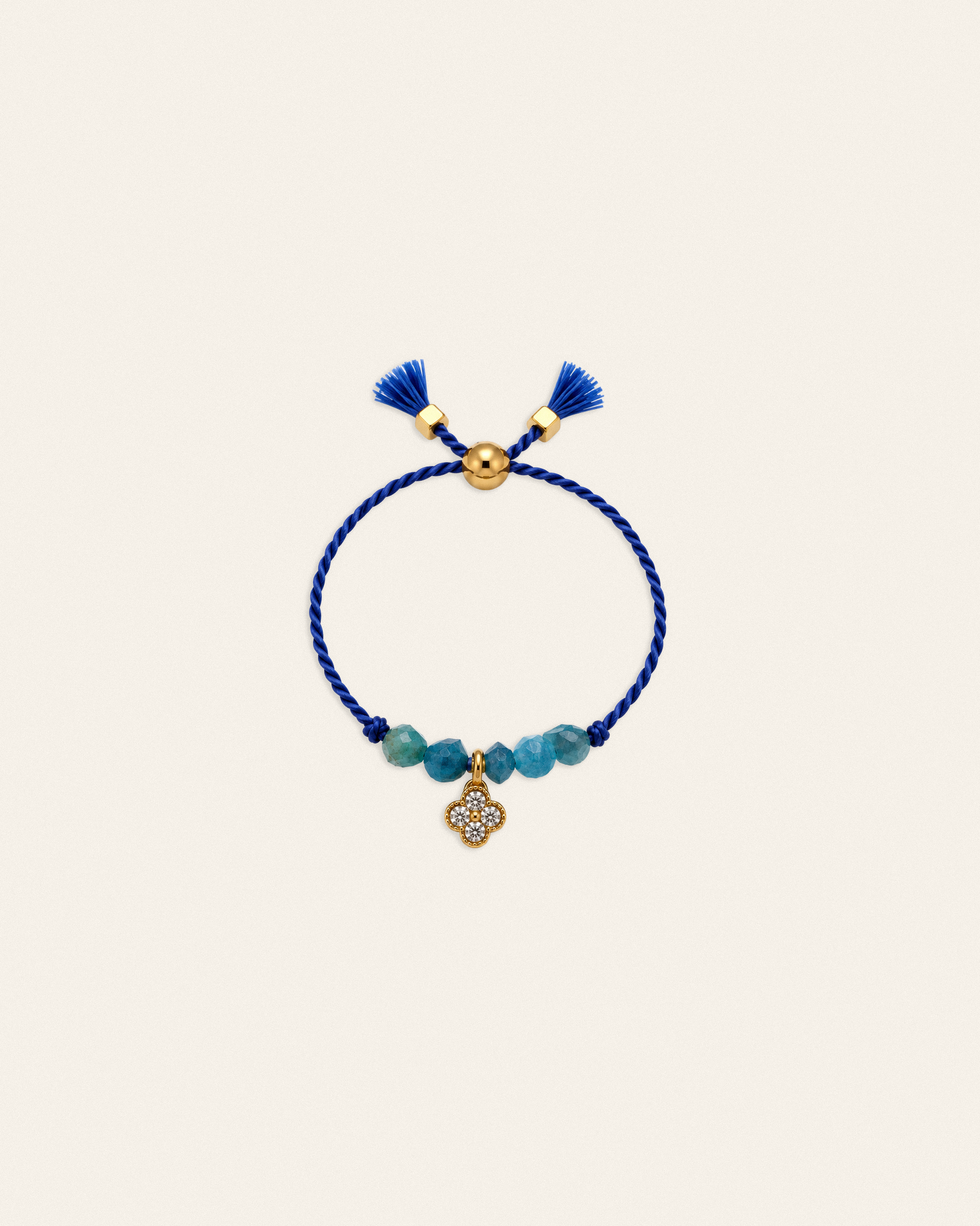 Hariel – bague, blanc bleu