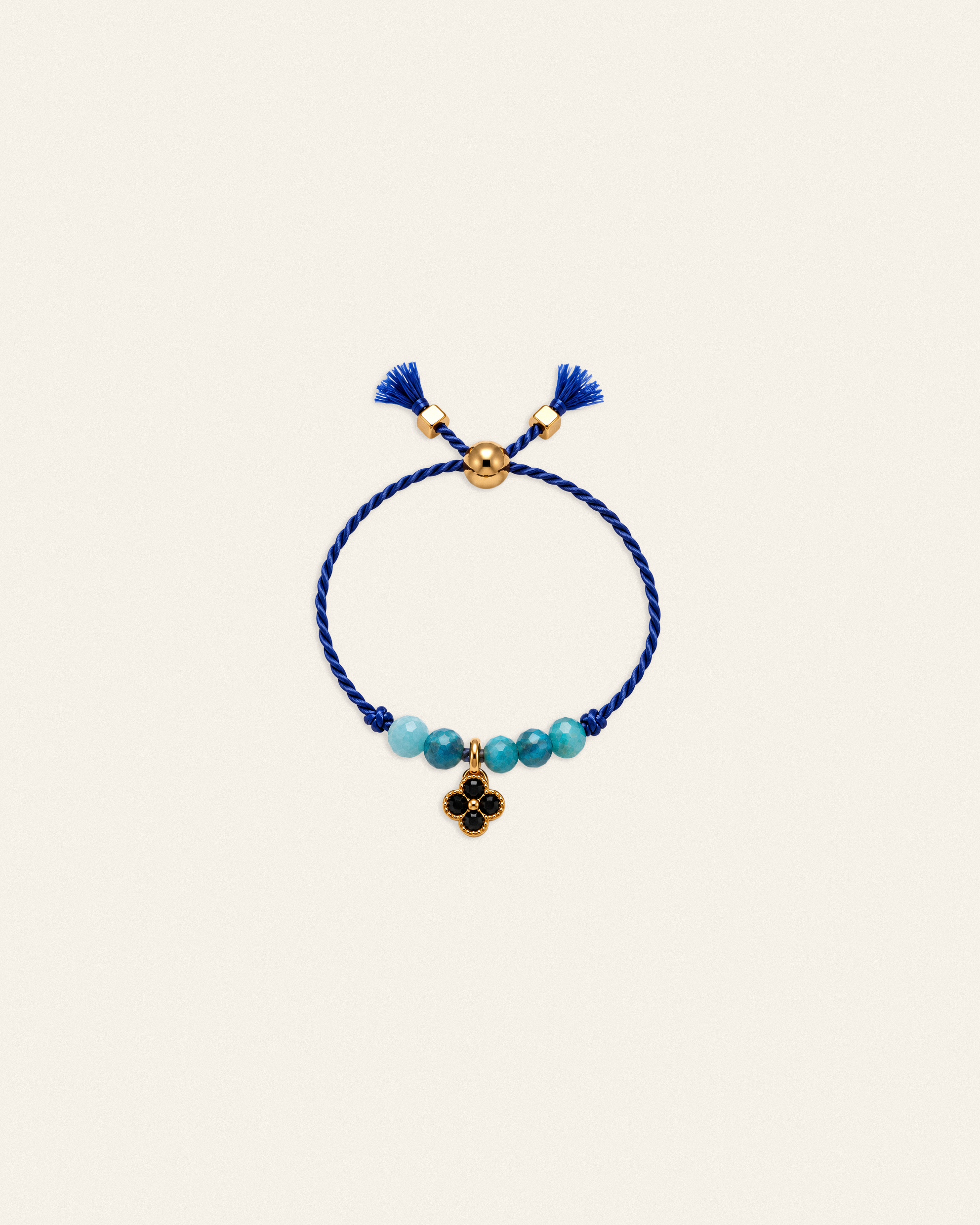 Hariel – bague, noir bleu