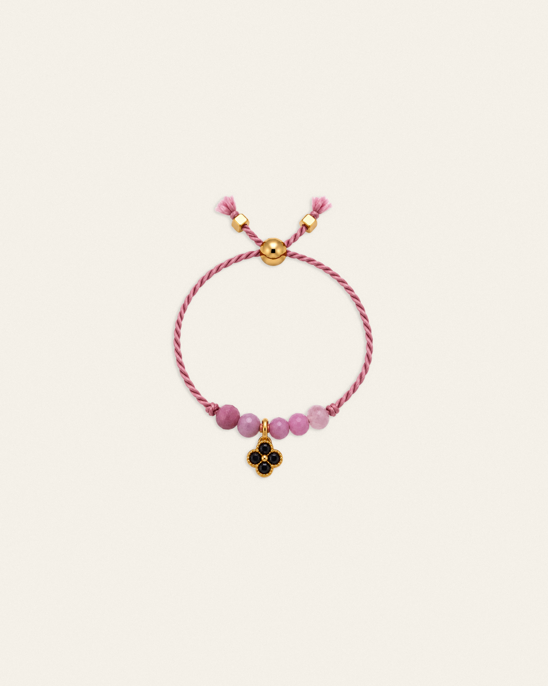 Hariel – bague, noir rose