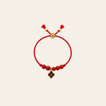 Hariel – bague, noir rouge