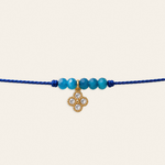 Hariel – bracelet, blanc bleu