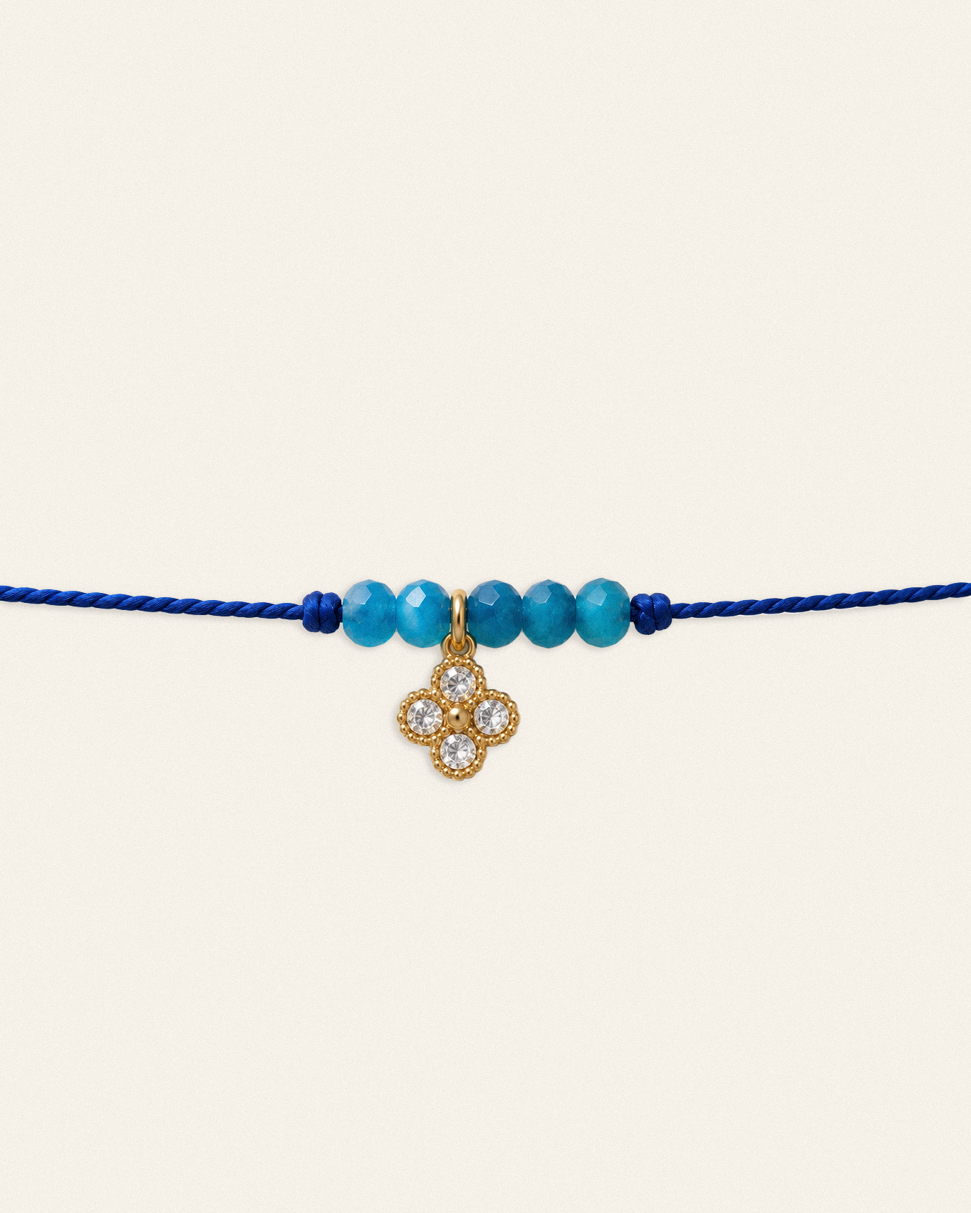 Hariel – bracelet, blanc bleu