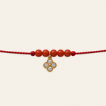 Hariel – bracelet, blanc rouge