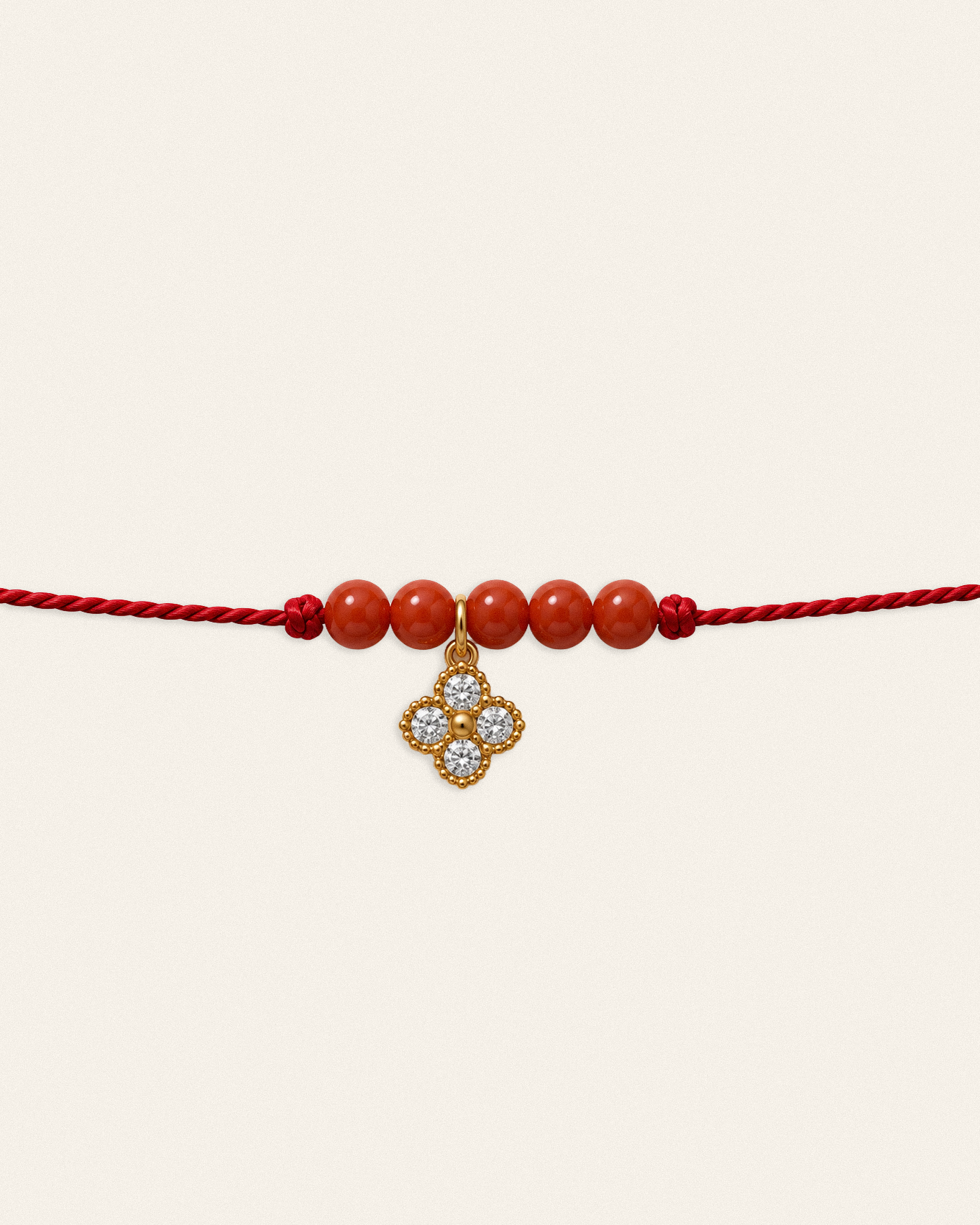 Hariel – bracelet, blanc rouge