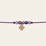 Hariel – bracelet, blanc violet