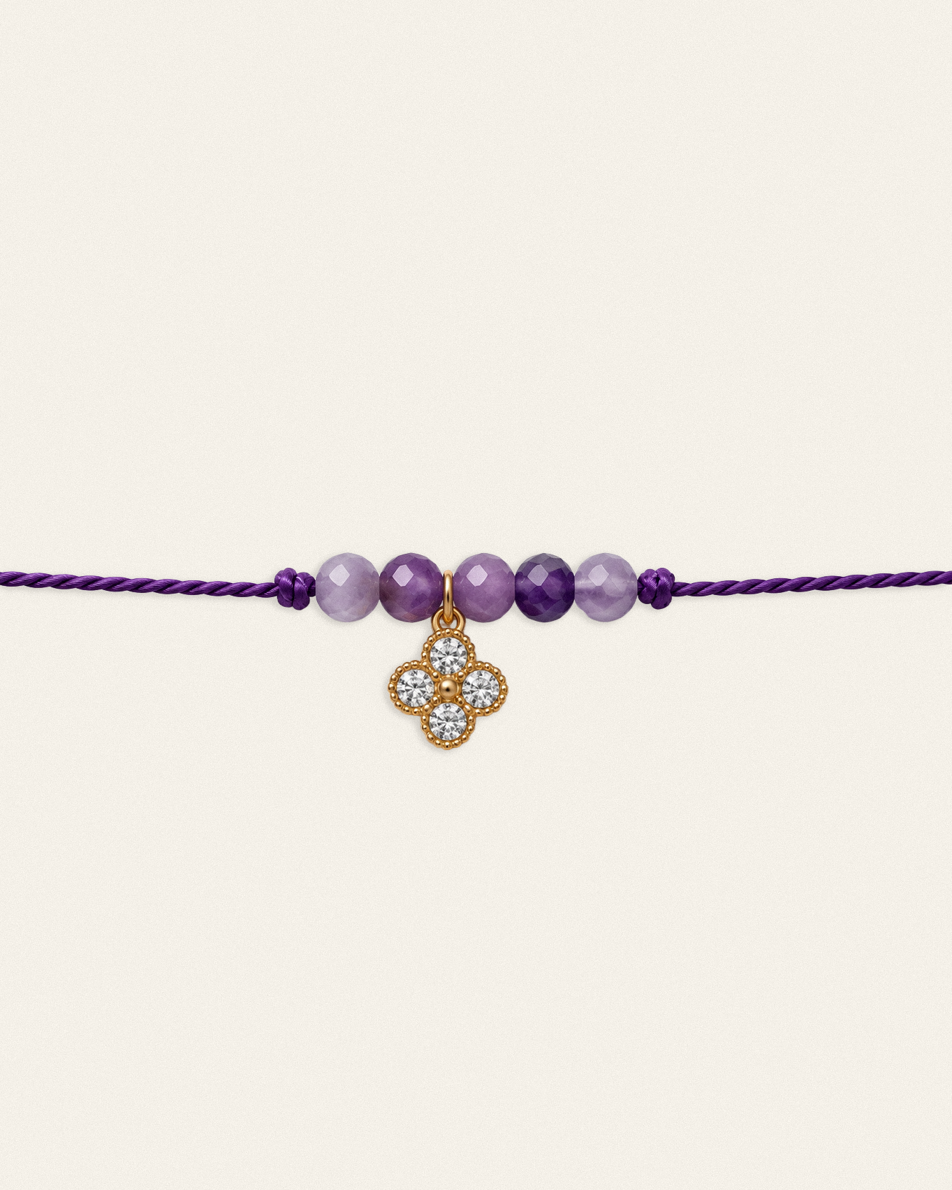 Hariel – bracelet, blanc violet
