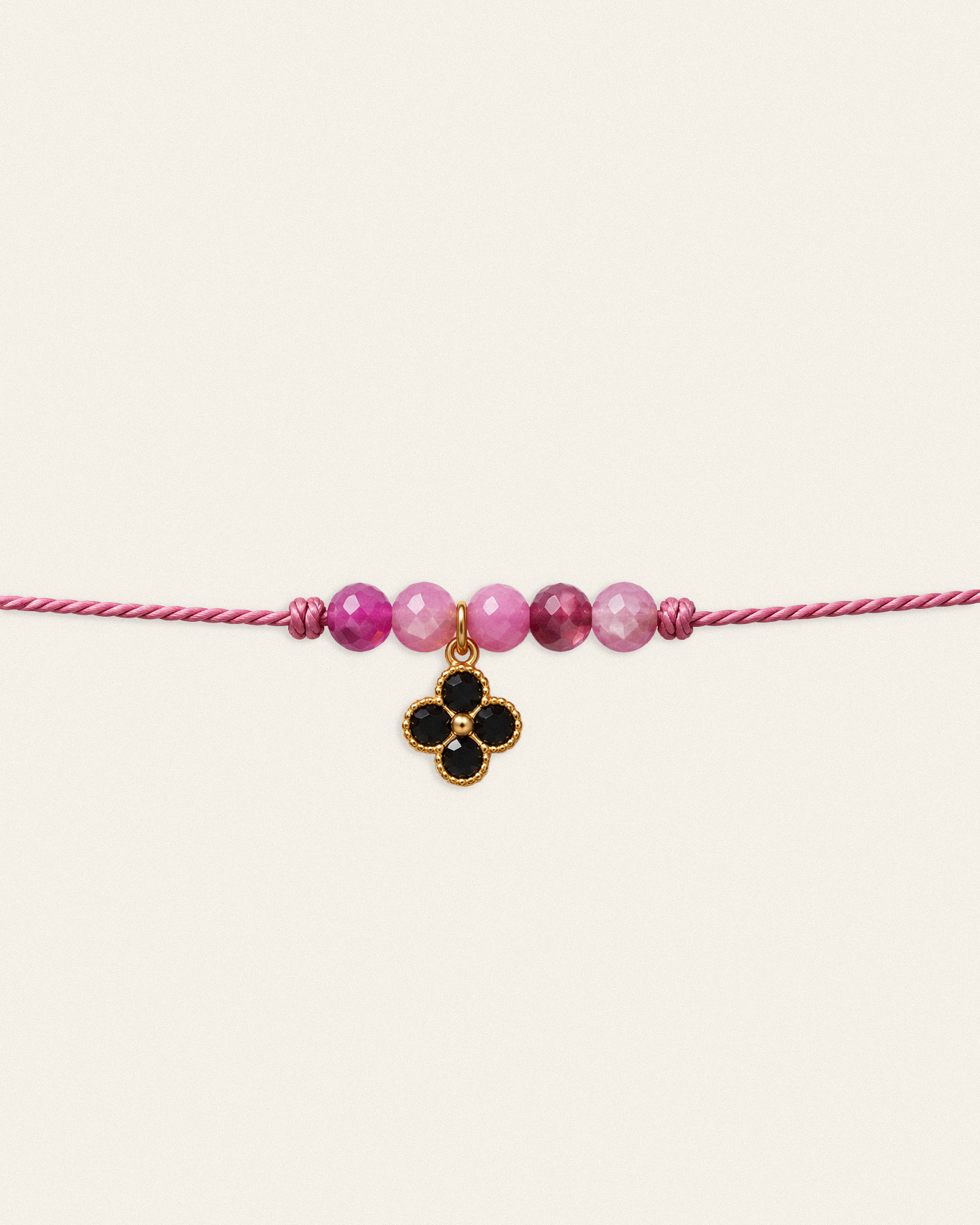 Hariel – bracelet, noir rose