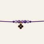 Hariel – bracelet, noir violet