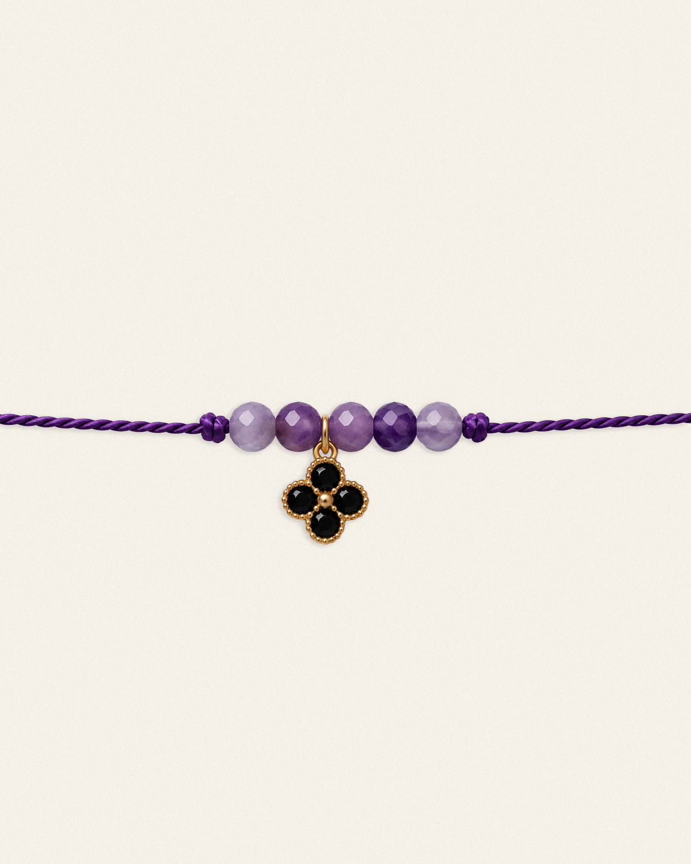 Hariel – bracelet, noir violet
