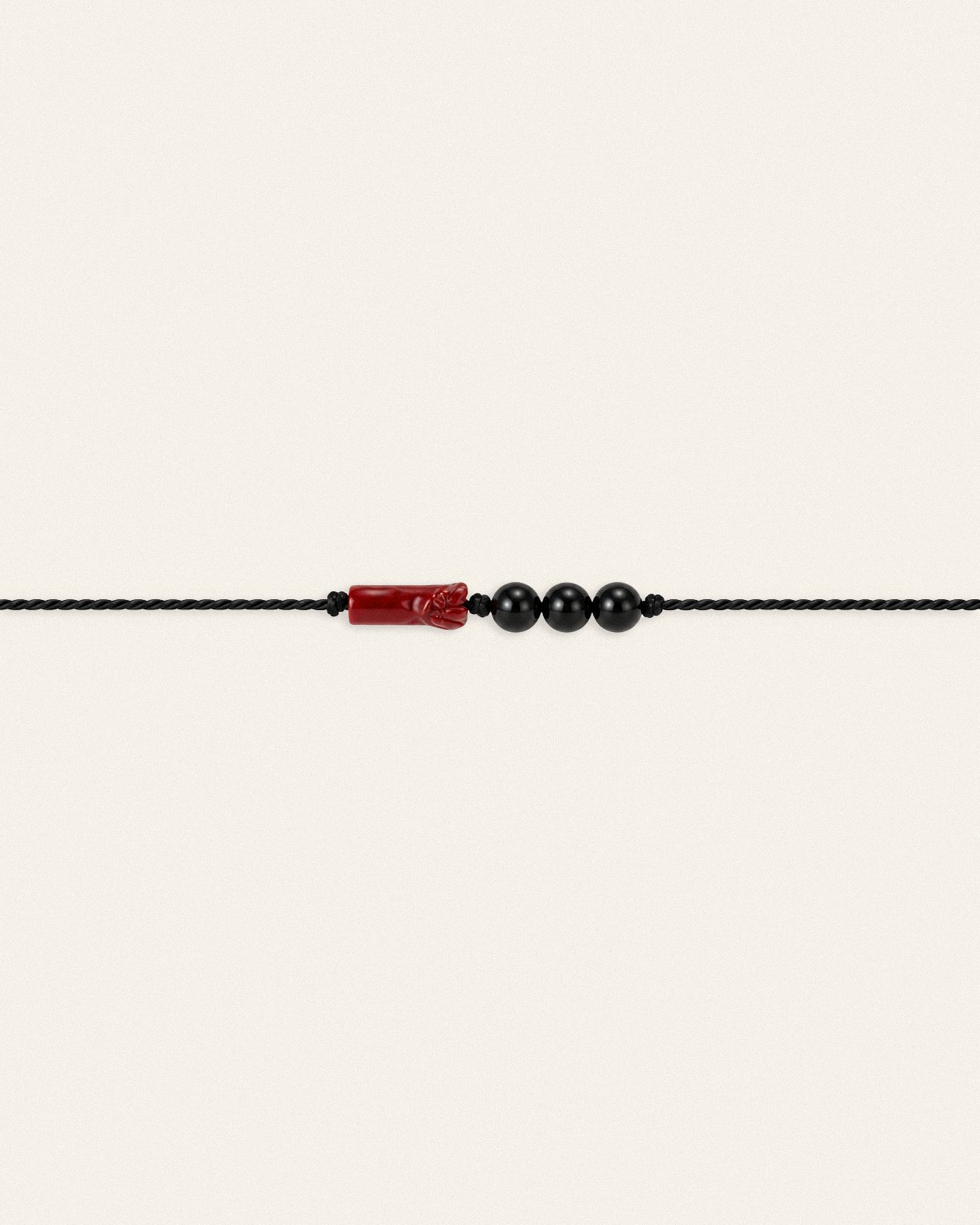 Mano – bracelet, noir
